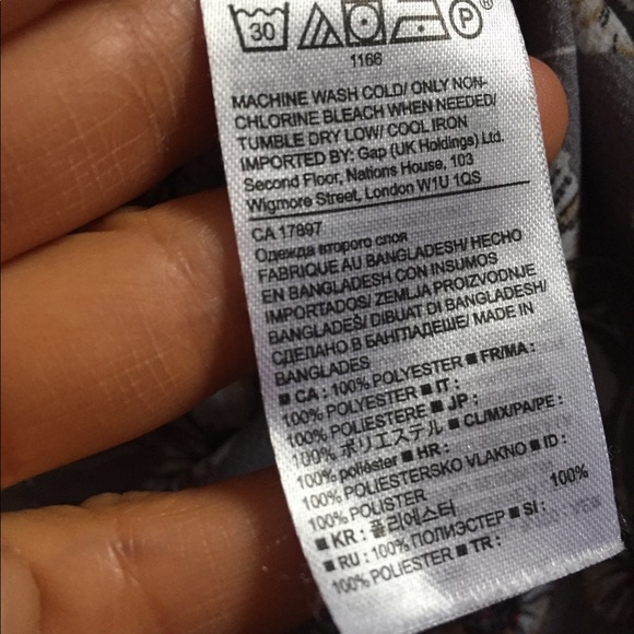 Banana Republic Silver floral blouse - Picture 8 of 8